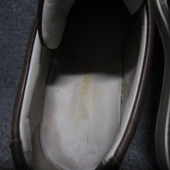 Common Projects Sneakers Men's Low Top Lace Up Brown Leather Shoes 44 US 11 - Picture 6 of 13